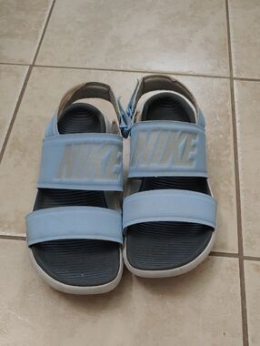 Nike Tanjun Sandals Light Blue Women's Size 9